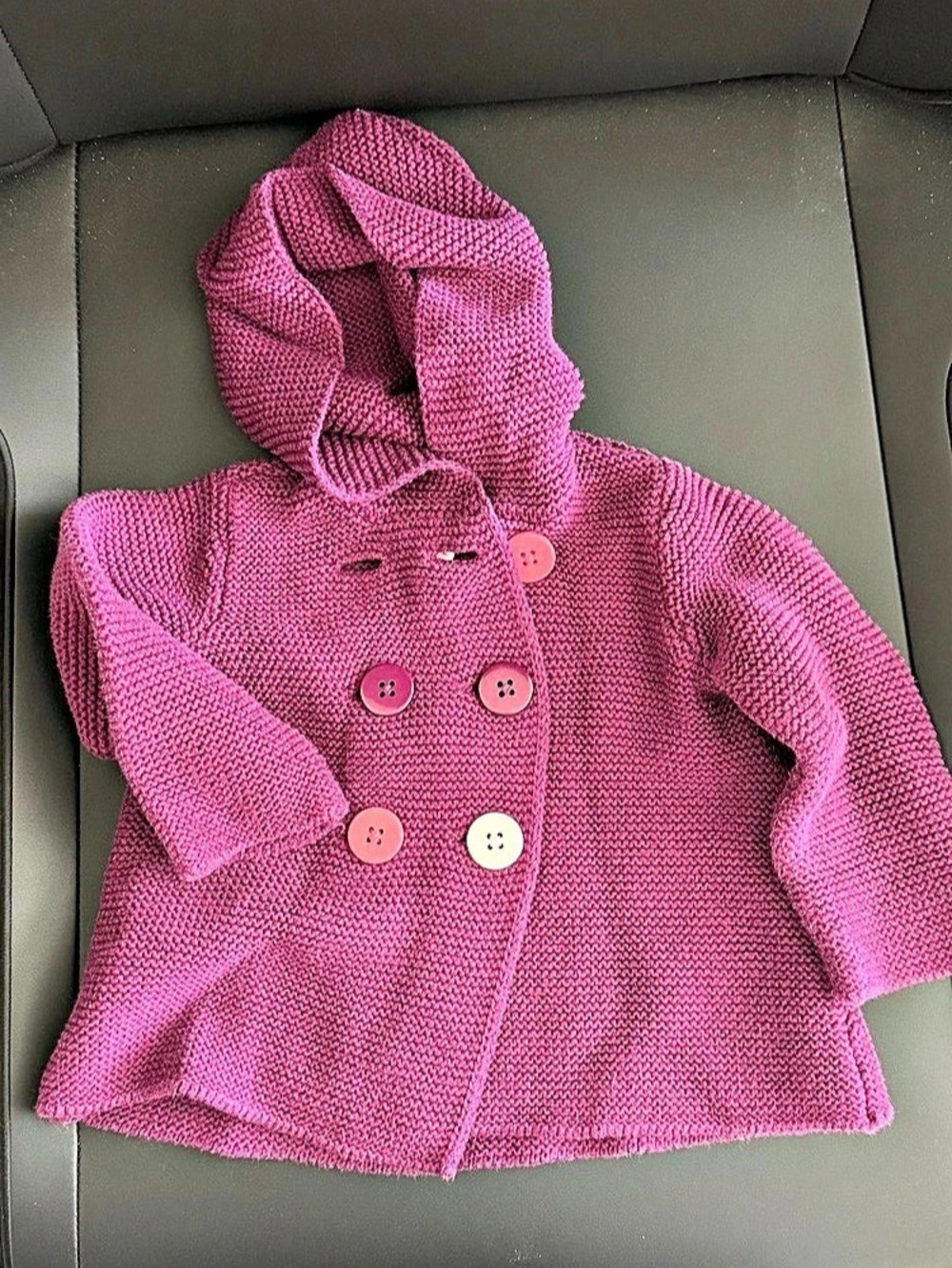 First Impressions Knit Sweater Pink Girls 6-9 Months